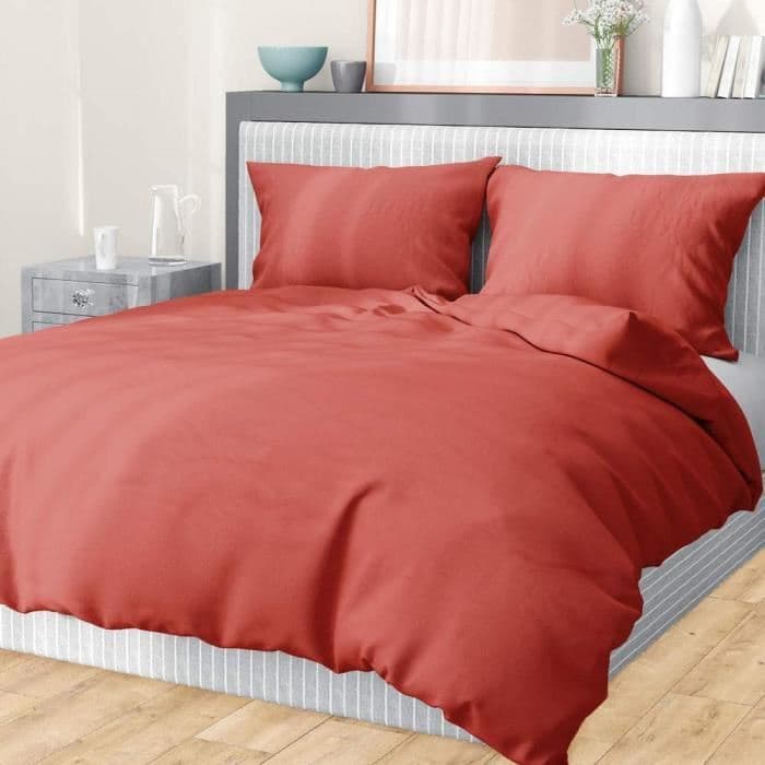 PARURE HOUSSE DE COUETTE 240 X 220 CM - SATIN COTON - Image 2