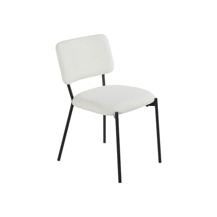 CHAISE TISSU - BLANC - Image 2