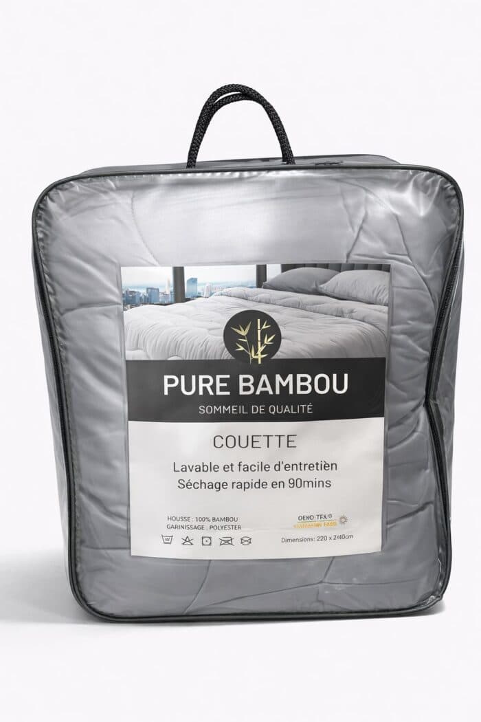 COUETTE ARGENTEE 220X240   PURE BAMBOO - Image 2