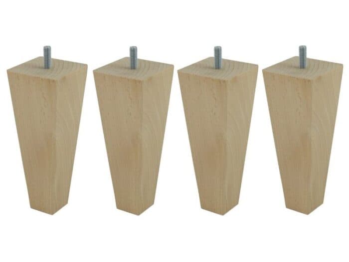 JEU DE 4 PIEDS PYRAMIDAUX H17 S5.8 - NATUREL - Image 2