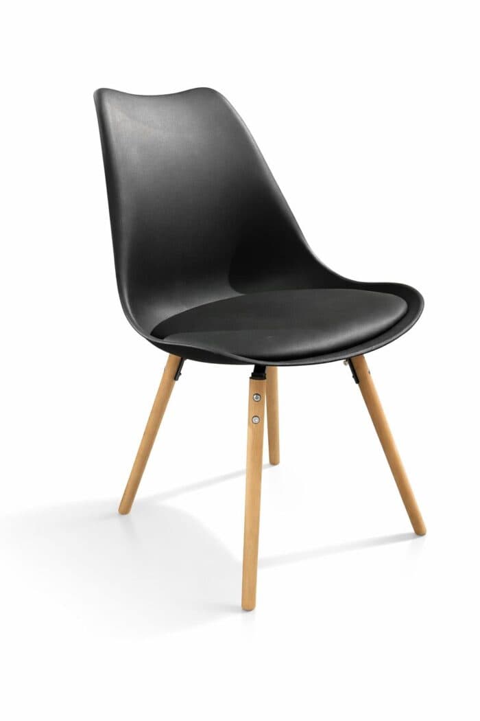 CHAISE EN POLYPROPYLÈNE - NOIR - Image 2