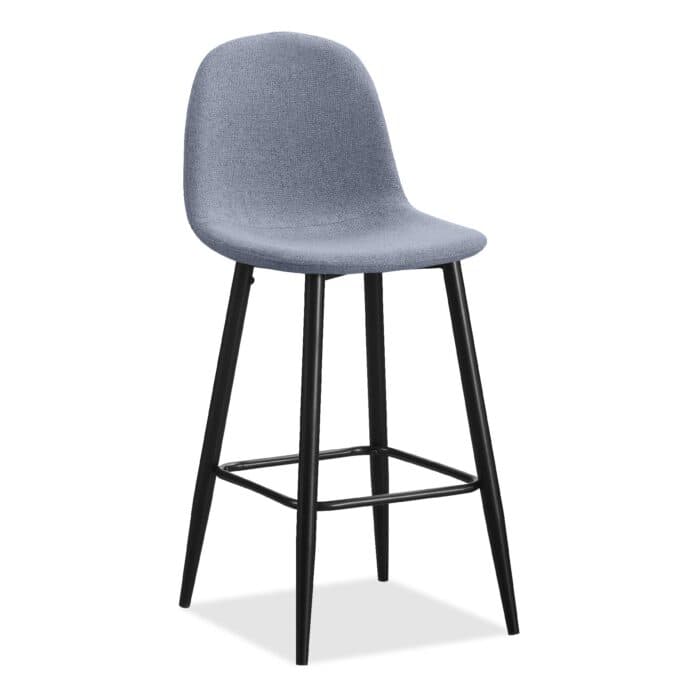 TABOURET DE BAR - GRIS FONCÉ - Image 2