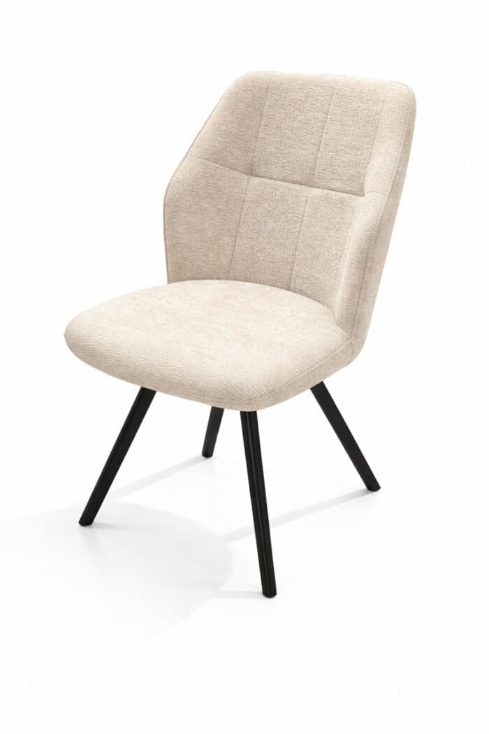 CHAISE PIVOTANTE EN TISSU - BEIGE - Image 2
