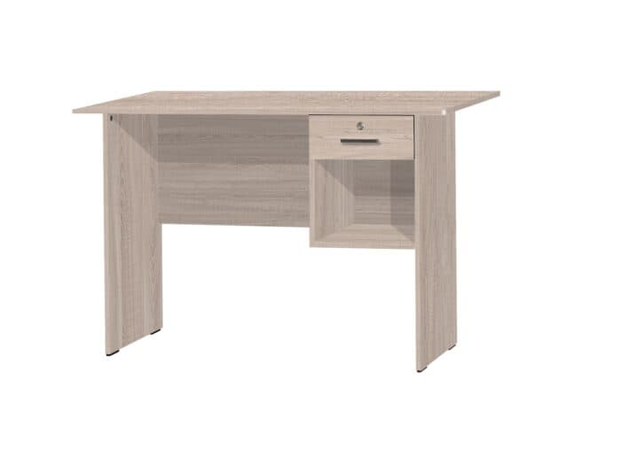 BUREAU 1 TIROIR + 1 NICHE - CHÊNE - Image 2