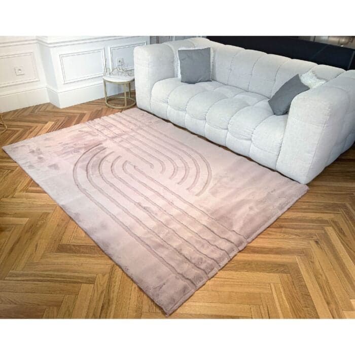 TAPIS RECTANGULAIRE - ROSE - Image 2