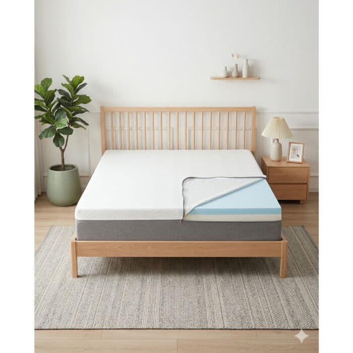 MATELAS 160 X 200 CM - DÉHOUSSABLE ( MATELAS SEUL ) - Image 2