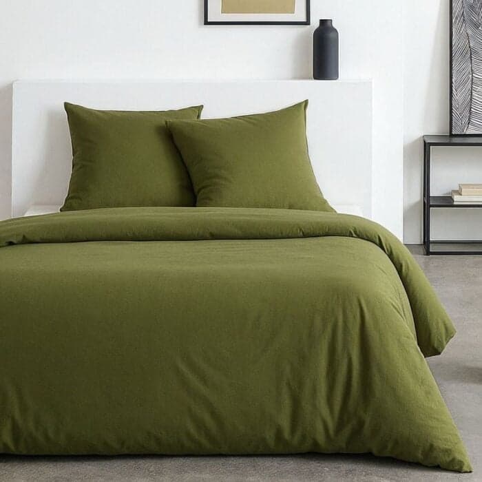 PARURE HOUSSE DE COUETTE 240 X 220 CM - MATCHA - Image 2