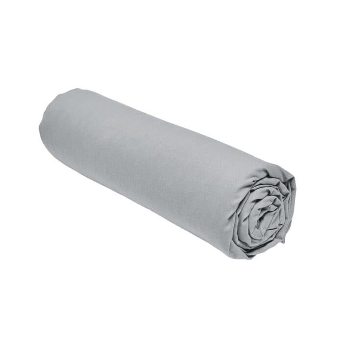DRAP HOUSSE 160 X 200 CM - ACIER - Image 2