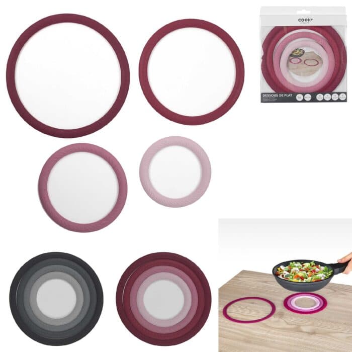 LOT 4 DESSOUS DE PLAT - SILICONE - Image 2