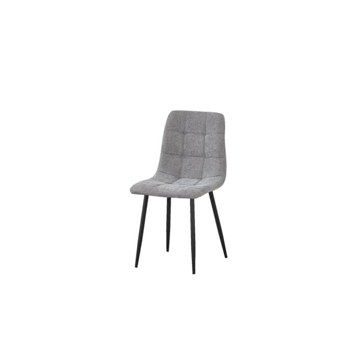 CHAISE EN TISSU - GRIS - Image 2