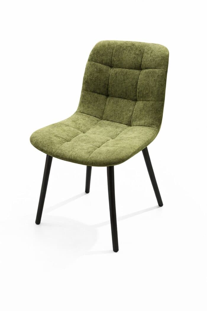 CHAISE EN TISSU - VERT - Image 2