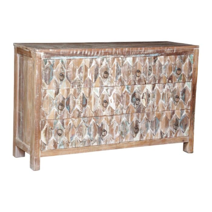 COMMODE 6 TIROIRS - BOIS DE MANGUIER - Image 2
