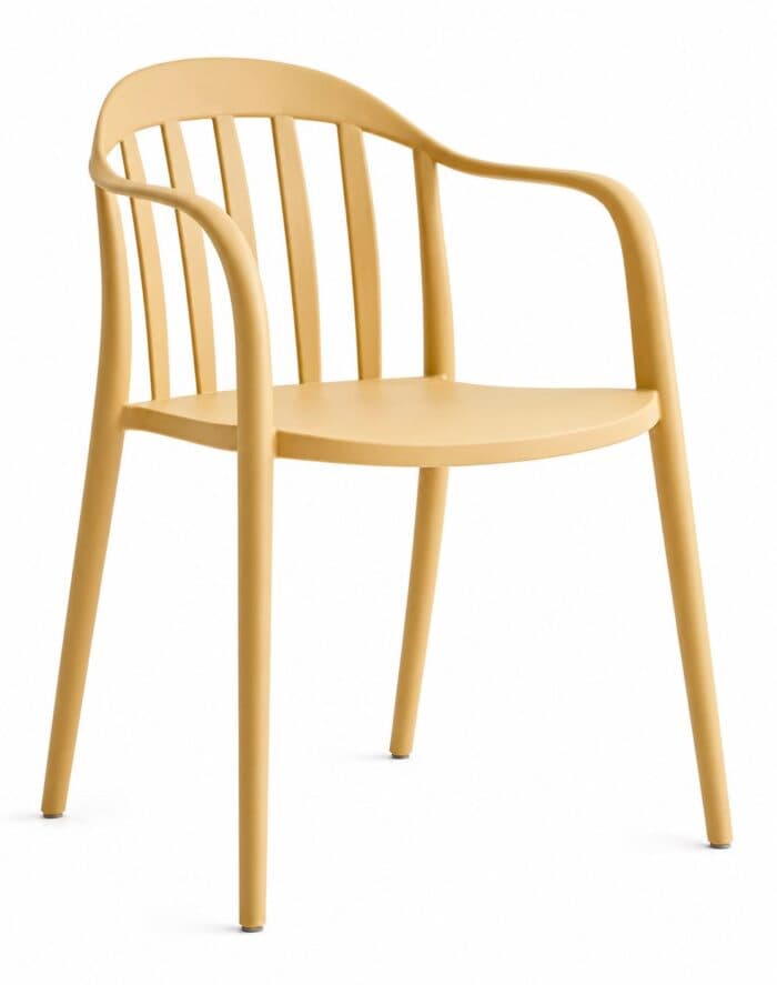 CHAISE DE JARDIN EN POLYPROPYLÈNE - JAUNE - Image 2