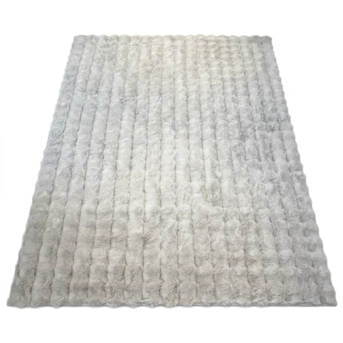TAPIS 120X160 CM EN POLYPROPYLÈNE - GRIS - Image 1