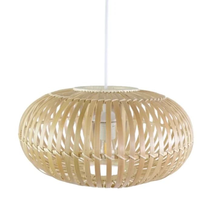 SUSPENSION D 38 X H 19 CM EN BAMBOU - Image 1