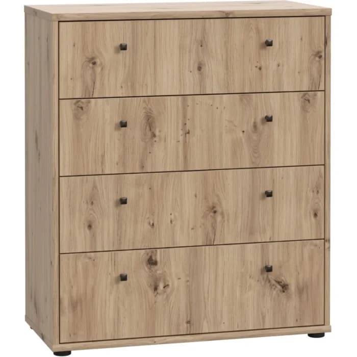 COMMODE 4 TIROIRS - CHÊNE - Image 1