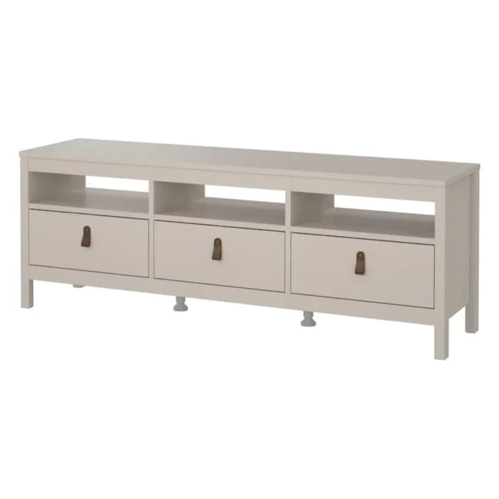 MEUBLE TV 3 TIROIRS + 3 NICHES - CASHMERE - Image 1