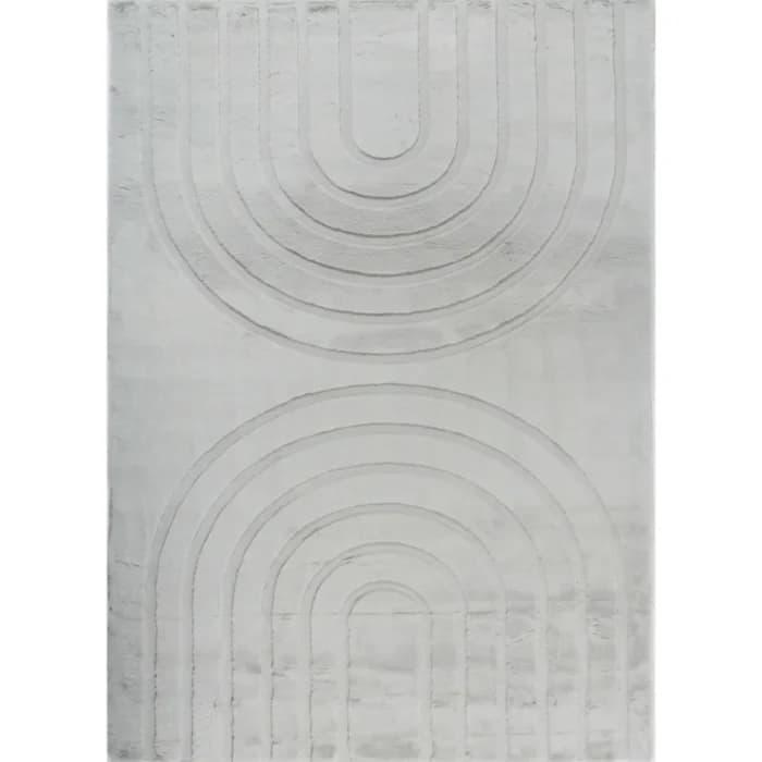 TAPIS RECTANGLE ALASKA - GRIS - Image 1