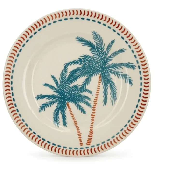 ASSIETTE PLATE PORCELAINE 26 CM - MULTICOLORE - Image 1
