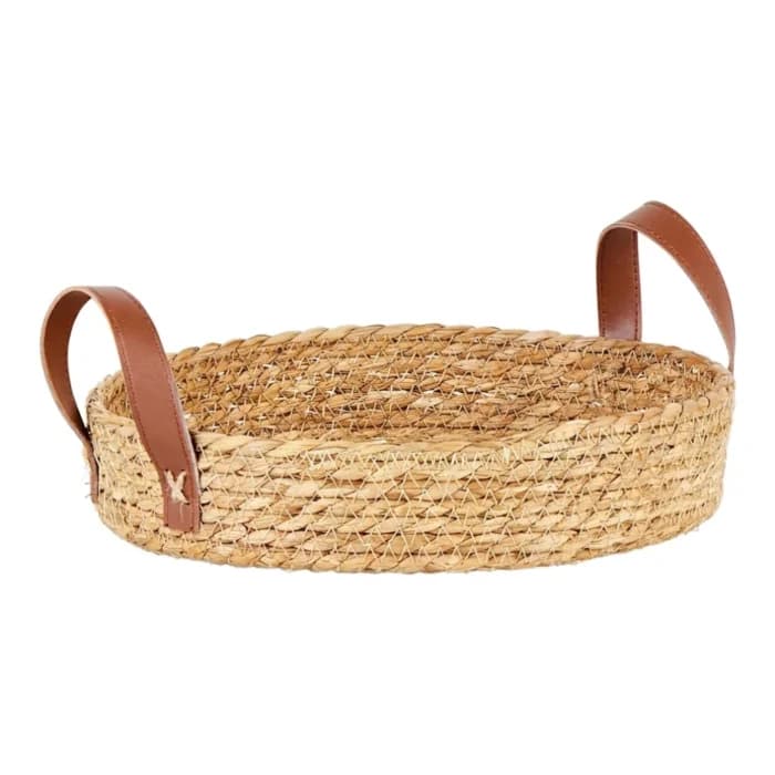 PLATEAU ROND JONC TRESSÉ D30 CM - Image 1