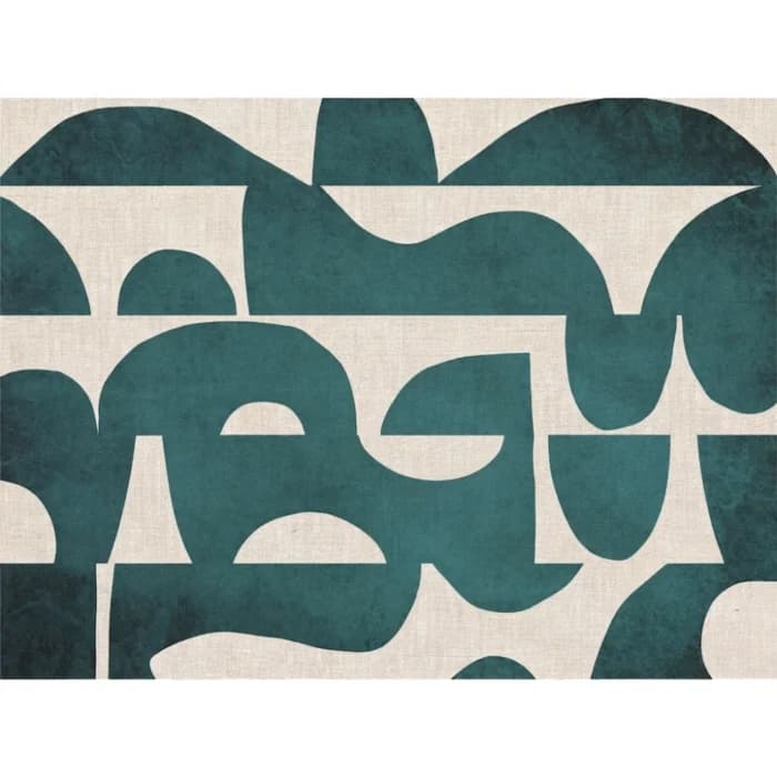 TAPIS VINYLE 49,5X70 CM - MULTICOLORE - Image 1