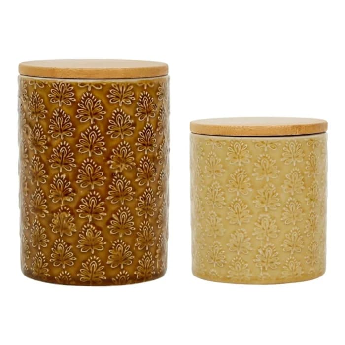 LOT DE 2 POTS GOLDEN D10XH13 CM - Image 1