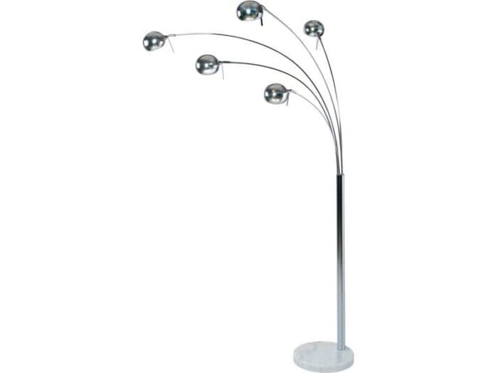 LAMPADAIRE 225 CM EN MÉTAL - CHROME - Image 2