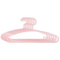 LOT DE 6 CINTRES PLASTIQUE - ROSE - Image 2