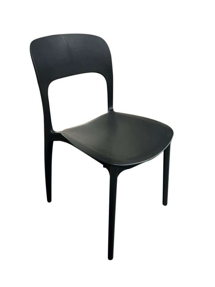 CHAISE PLASTIQUE - NOIR - Image 2