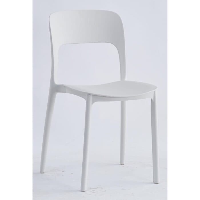 CHAISE PLASTIQUE - BLANC - Image 2