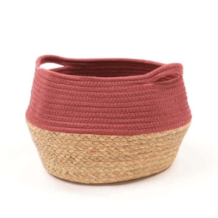 PANIER ROND 27X23 CM - TERRACOTTA - Image 2