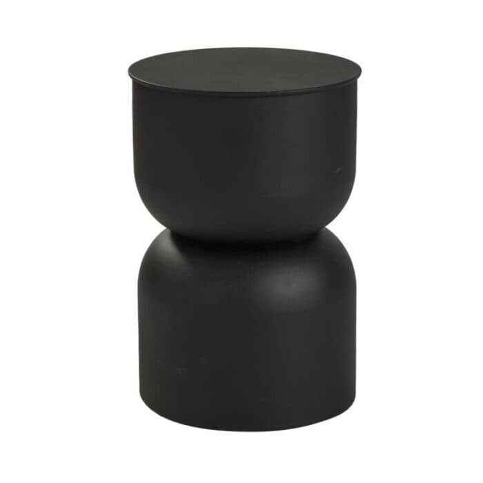 TABLE D'APPOINT MÉTAL 30X30X46 CM - MOKA - Image 2