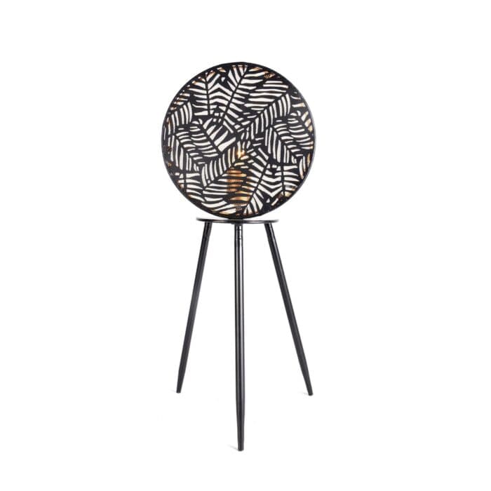 LAMPE DE TABLE - NOIR ET DORÉ - Image 2