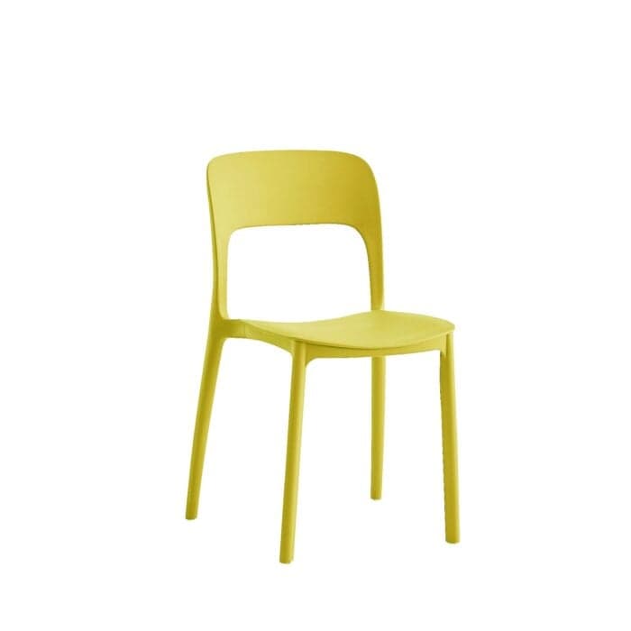 CHAISE  PLASTIQUE - JAUNE - Image 2