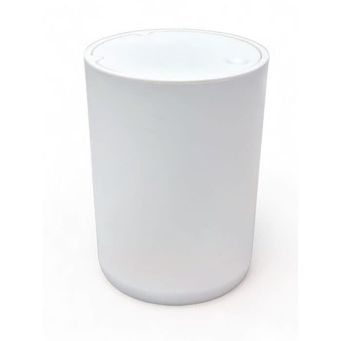 POUBELLE PLASTIQUE - BLANC - Image 2