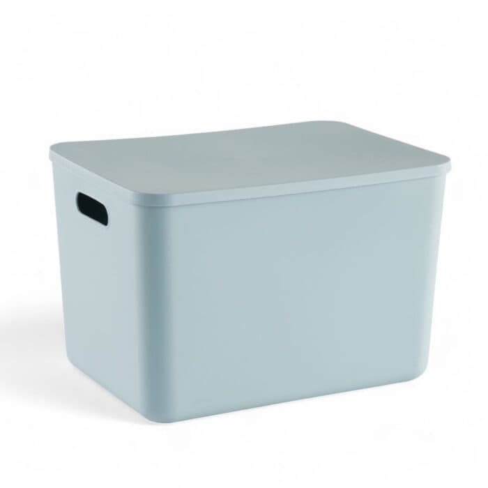 BOÎTE DE RANGEMENT H24 CM - BLEU - Image 2
