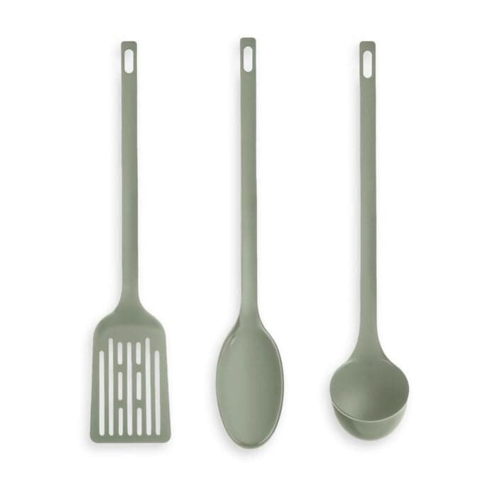 LOT DE 3 USTENSILES DE CUISINE SILICONE - VERT - Image 2