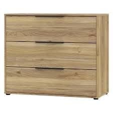 COMMODE 3 TIROIRS - CHÊNE MAUVELLA - Image 2