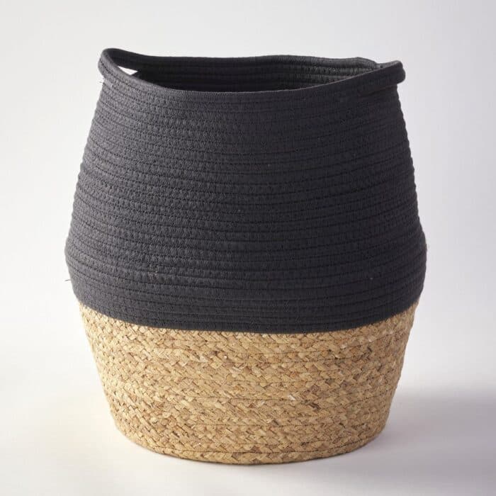 PANIER ROND 40X40 CM - FUSAIN - Image 2