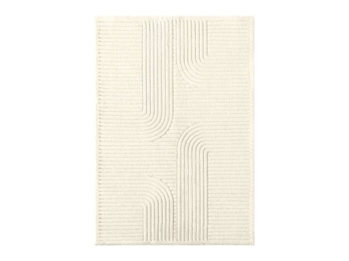 TAPIS 160X230 CM EN POLYESTER - BEIGE - Image 2