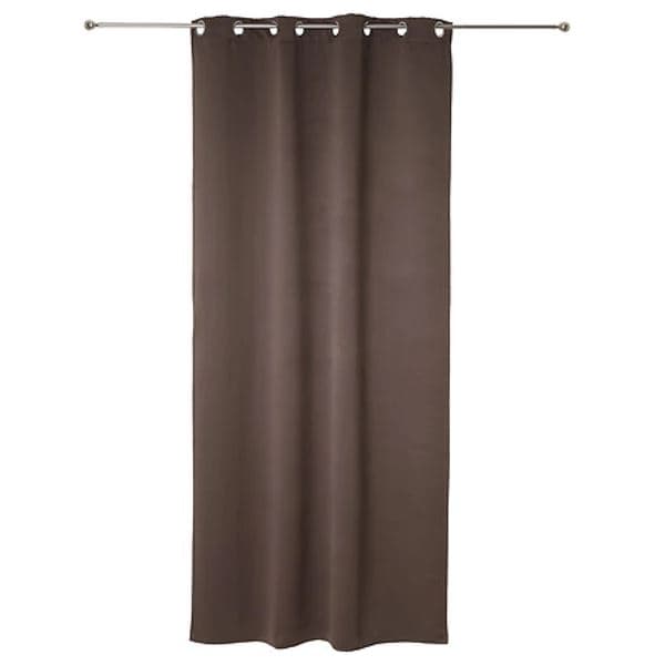 LOT DE 2 RIDEAU 135 X 240 CM - TAUPE - Image 2