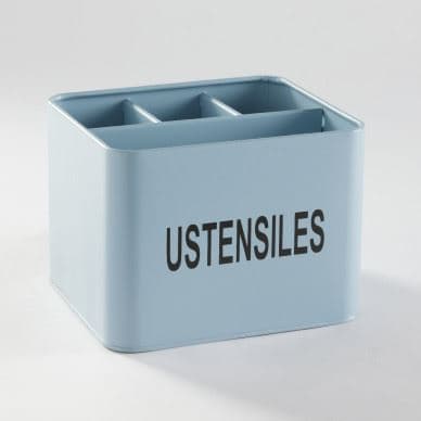 POT À USTENSILES 4 COMPARTIMENTS - BLEU - Image 2