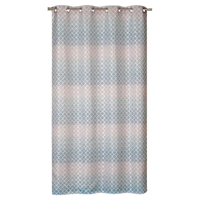 RIDEAU EN POLYESTER - BLEU CANARD - Image 2