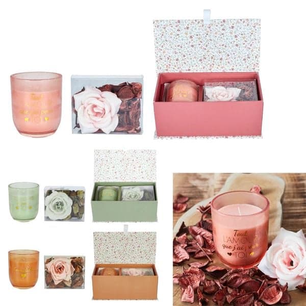 BOUGIE PARFUMÉE + POT POURRI - Image 2