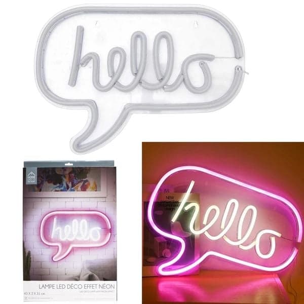 DÉCO LED HELLO - EFFET NÉON - Image 2