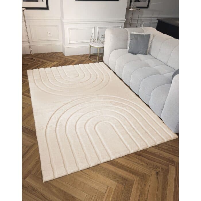 TAPIS RECTANGULAIRE - BEIGE - Image 2