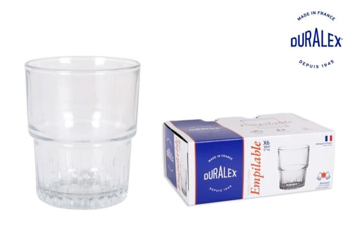 LOT DE 6 VERRES 16 CL - TRANSPARENT - Image 2