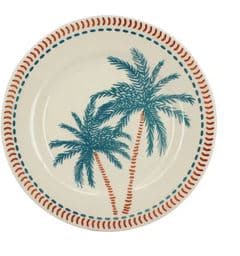ASSIETTE PLATE PORCELAINE 26 CM - MULTICOLORE - Image 2