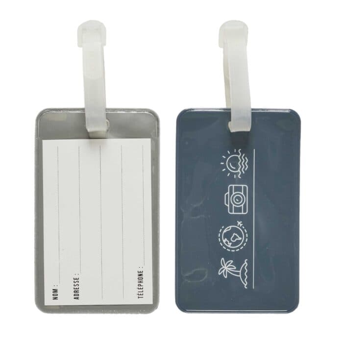 LOT DE 2 PORTE-ÉTIQUETTES BAGAGES - Image 2
