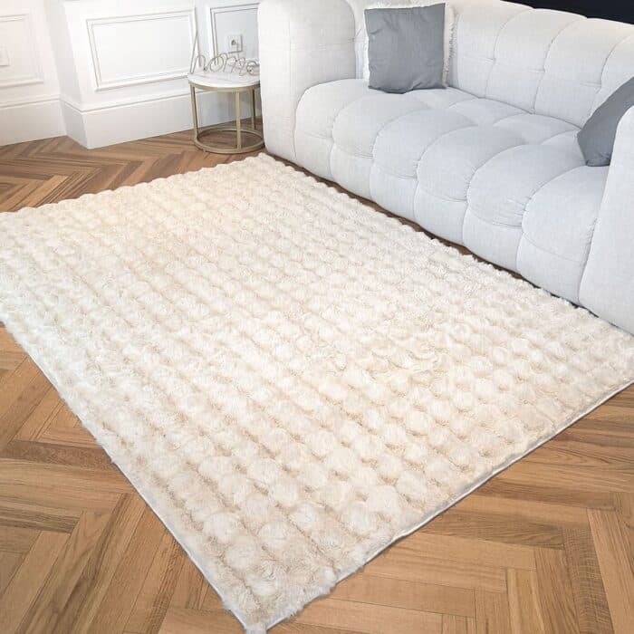 TAPIS RECTANGLE BUBBLE - BEIGE - Image 2